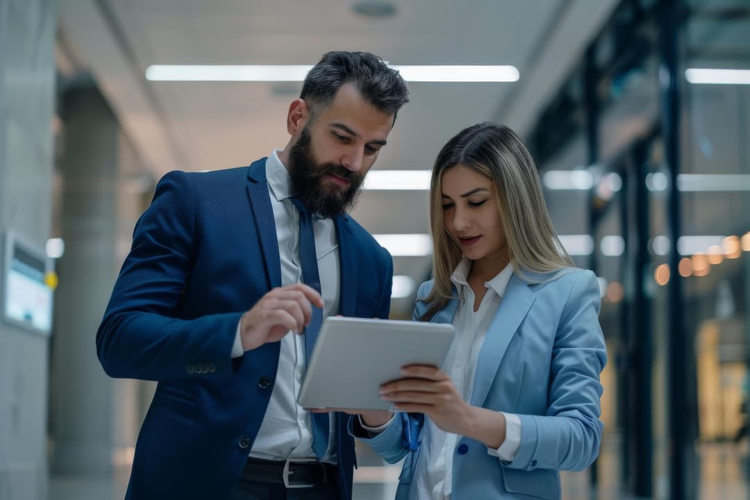 Sales managers using ConvoBrains dashboard